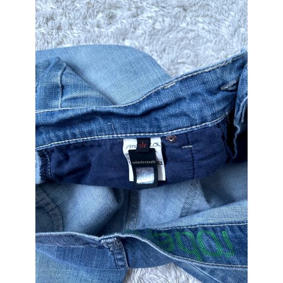 Roberto Cavalli Devils Large Vintage Y2k Jeans Slouchy Loose Straight Leg Denim - Picture 8 of 9